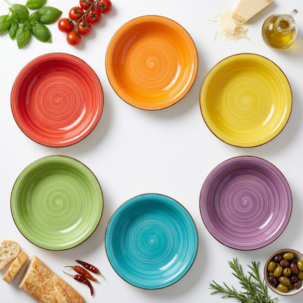 TALERZE MISKI DO ZUPY OBIADOWE ZESTAW DLA 6 OSÓB