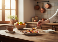 PATERA TALERZ ŚWIĄTECZNY DO PIERNIKÓW I SERWOWANIA DAŃ  21×16 CM CERAMIKA