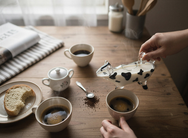 MLECZNIK DZBANEK SZKLANY KROWA DO MLEKA ŚMIETANKI SOSU KRÓWKA 120 ML