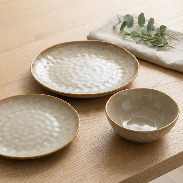 SERWIS OBIADOWY KOMPLET TALERZY 18EL. ZASTAWA OBIADOWA ZESTAW NA 6 OSÓB