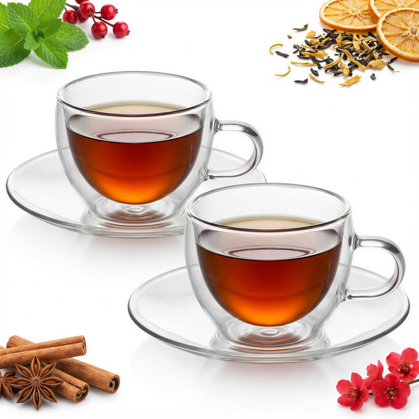 2x FILIŻANKI TERMICZNE 250ml DO KAWY HERBATY