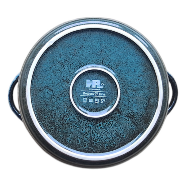 GARNEK 2L WAZA DO ZUPY NACZYNIE ŻAROODPORNE Z POKRYWKĄ DO CHLEBA 23 cm