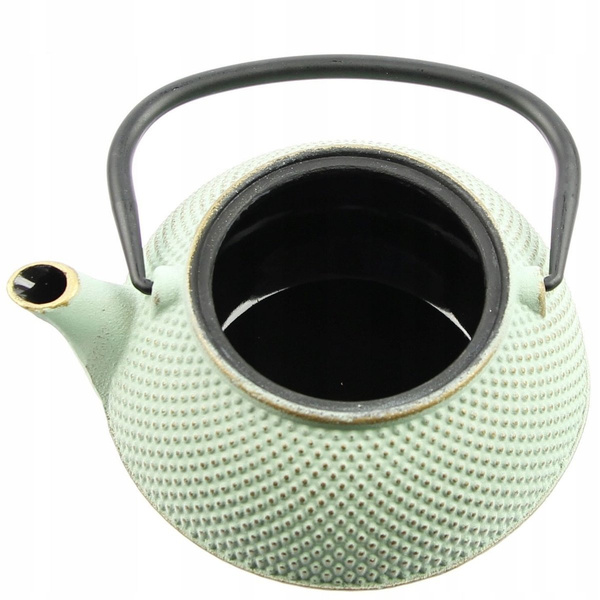 ZAPARZACZ ŻELIWNY CZAJNIK 0,8 L PODGRZEWACZ ZESTAW