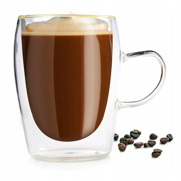 SZKLANKI TERMICZNE ZESTAW x6 DO KAWY HERBATY 300ml