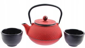 CZAJNIK 0,8L IMBRYK 2x CZARKI ZESTAW ŻELIWNY