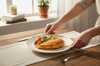 TALERZ OBIADOWY DO SERWOWANIA DAŃ DUŻY 26 CM BIAŁY CERAMIKA DAISY LINE