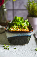 CERAMICZNA FORMA DO PIECZENIA CHLEBA ZAPIEKANIA W PIEKARNKIU OMBRES 26 cm