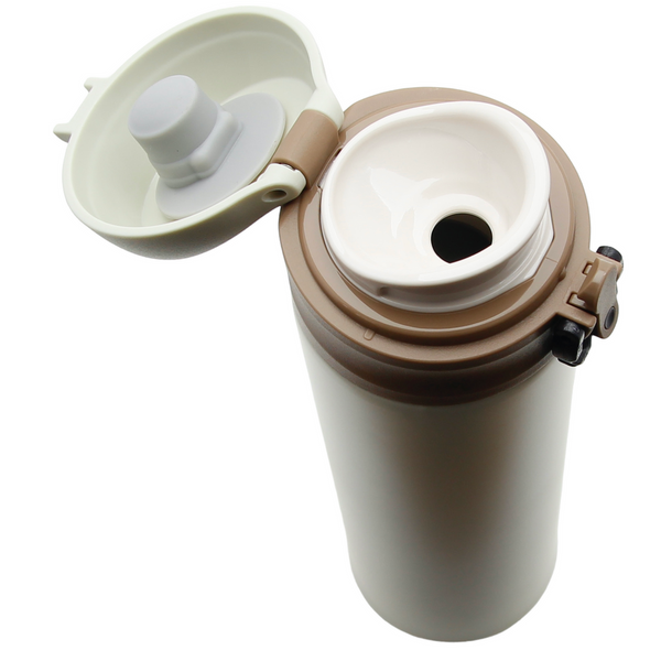 TERMOS KUBEK TERMICZNY PODRÓŻNY STALOWY 450 ml DO KAWY HERBATY WODY