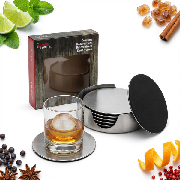 PODSTAWKA POD KUBEK x6 SZKLANKĘ PODKŁADKA +STOJAK