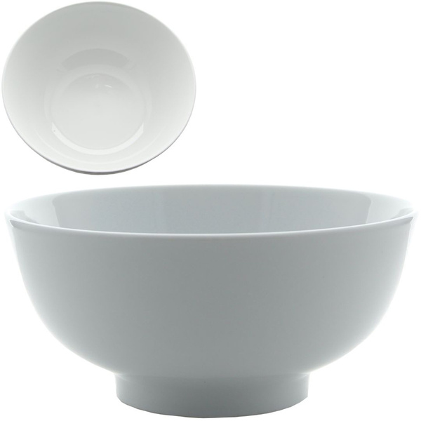 MISECZKA MISKA SALATERKA BIAŁA PÓŁMISEK 800 ml