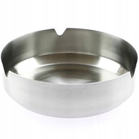 POPIELNICZKA POPIELNICA METALOWA SREBRNA