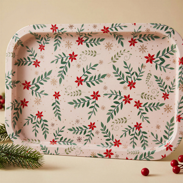 TACA KUCHENNA DEKORACJA STOŁU PROSTOKĄTNA DO SERWOWANIA NOSZENIA 21x14x2