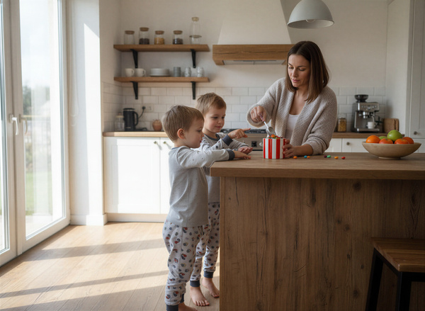 CUKIERNICA SŁOIK POJEMNIK Z PORCELANY CZERWONO-BIAŁY 10,5 CM DEKORACJA