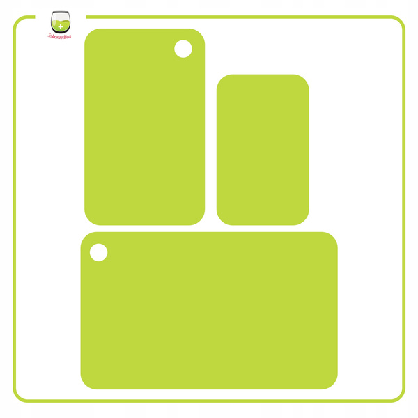 DESKI DO KROJENIA DREWNIANE BAMBUSOWE ZESTAW 3 szt