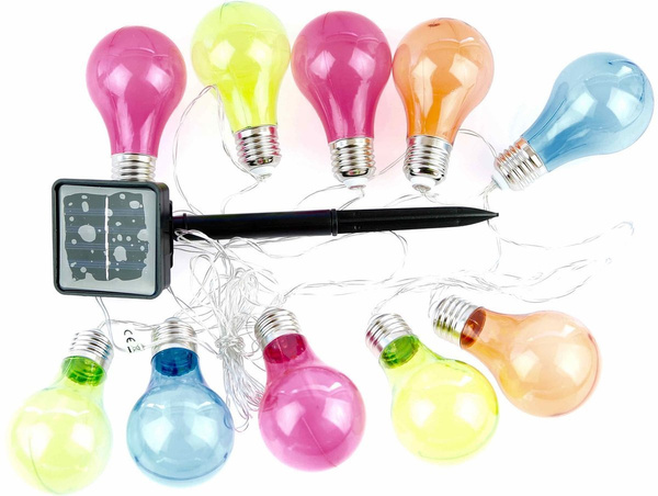 LAMPKI OGRODOWE ŻARÓWKI SOLAR ŁAŃCUCH LED GIRLANDA