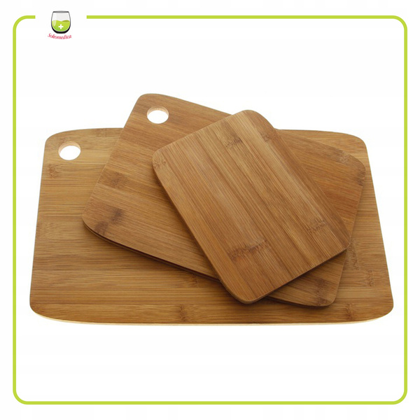 DESKI DO KROJENIA DREWNIANE BAMBUSOWE ZESTAW 3 szt