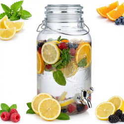 SŁÓJ Z KRANIKIEM SŁOIK SZKLANY DO LEMONIADY WODY