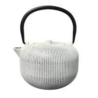 ZAPARZACZ ŻELIWNY IMBRYK Z SITKIEM DO ZIÓŁ HERBATY CZAJNIK DZBANEK 1 L