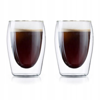 SZKLANKI TERMICZNE KAWA PODWÓJNA ŚCIANKA ZESTAW 6x