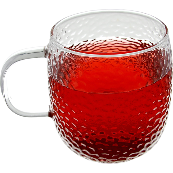 SZKLANKA KUBEK SZKLANA DO KAWY I HERBATY 333 ml 8.9 cm PRZEZROCZYSTY