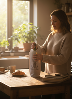 FILCOWA TORBA NA WINO PREZENT JASNY BEŻOWY 35×15×8,5 CM DO BUTELEK