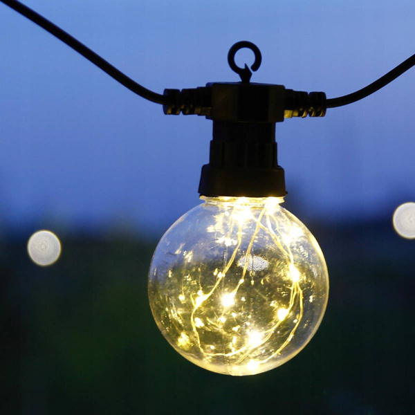 GIRLANDA ŻARÓWKAMI 100 LED Z GNIAZDEM DO ŁĄCZENIA