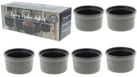 FOREMKI 6x MISECZKI DO MUFFINEK CREME BRULLE PORCELANA