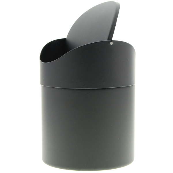 KOSZ ŁAZIENKOWY MINI ŚMIETNIK CZARNY STOŁOWY RESTAURACJA ŚMIETNICZEK