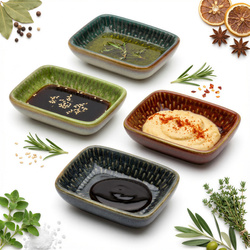 MISECZKA POJEMNIK DO SOSU DIPÓW SOSJERKA PROSTOKĄTNA CERAMICZNA 30ML