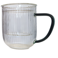 SZKLANKA KUBEK TERMICZNY 0,4L ZAPARZACZ SZKLANY DO PARZENIA HERBATY I ZIÓŁ