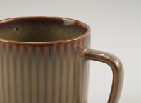 KUBEK CERAMIKA 350ML ELEGANCKI I FUNKCJONALNY BROWN BISTRO MUG