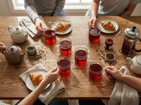 SZKLANKI 6 SZTUK BOROSILIKATOWE 330 ML PRZEZROCZYSTE DO KAWY I HERBATY