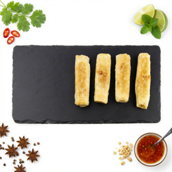 KAMIENNA PODSTAWKA ŁUPEK DO SERWOWANIA DAŃ 17X34CM