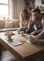 PODKŁADKA POD KUBEK SZKLANKĘ FILCOWA PODSTAWKA ZESTAW 4 BEŻOWE 10×10 CM