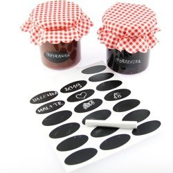 ETYKIETA NAKLEJKA KREDOWA NA PRZETWORY SŁOIKI 42sz