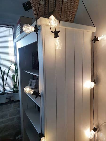 LAMPKI OGRODOWE ŻARÓWKI ŁAŃCUCH LED GIRLANDA 230V