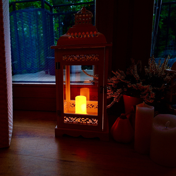 HOLLOWEEN LAMPKA DO DYNI ŚWIECZKA LED WKŁAD EFRKT ŻYWEGO OGNIA