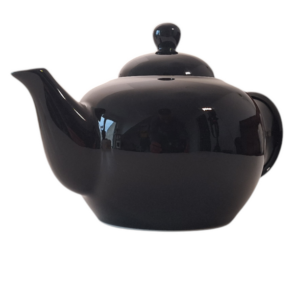 DZBANEK ZAPARZACZ SITKO STALOWE DO HERBATY I ZIÓŁ CZARNY 1L CERAMICZNY