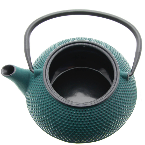 CZAJNIK 0.8L ŻELIWNY 2x CZARKI PODKŁADKA IMBRYK Z SITKIEM DO ZIÓŁ HERBATY