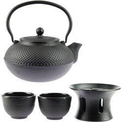 ZAPARZACZ 1,5L IMBYRK 2x CZARKI ŻELIWNE DO HERBATY