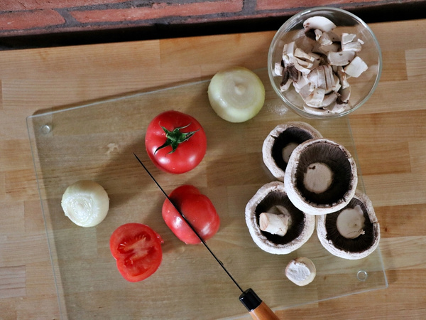 DESKA kuchenna SZKLANA 40x30cm duża przezroczysta