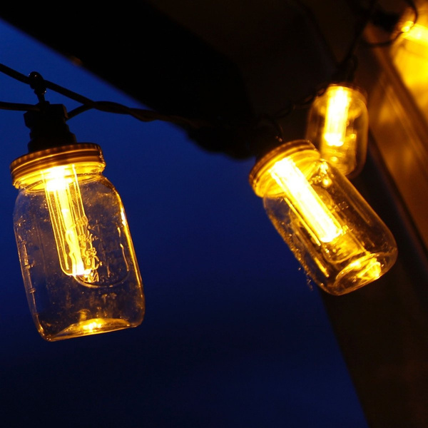 LAMPKI OGRODOWE ŻARÓWKI ŁAŃCUCH LED GIRLANDA 230V