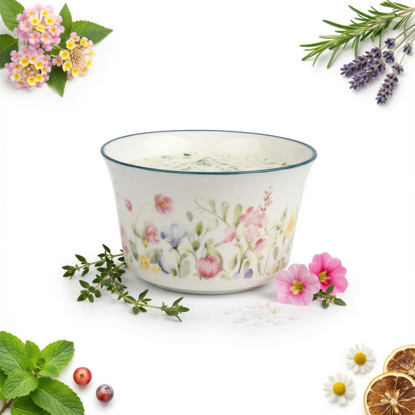 MISKA ceramiczna 8,5 cm PANI KWIATEK miseczka do dipów 150 ml