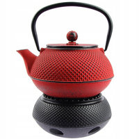 CZAJNIK 0,8L ŻELIWNY 4x CZARKI ŻELIWNE DO HERBATY