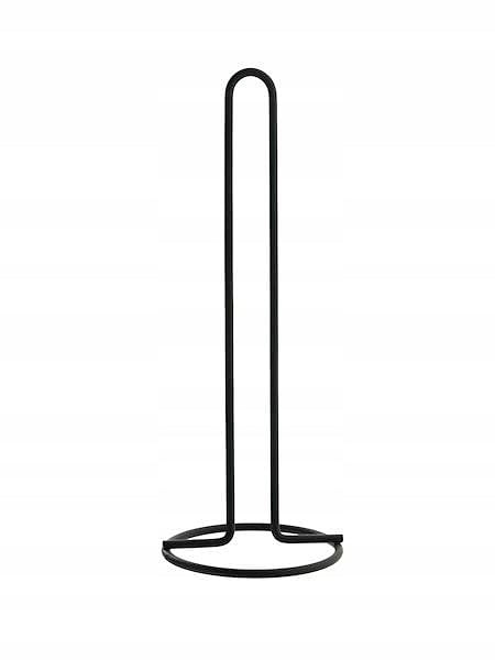 STOJAK NA PAPIER RĘCZNIK KUCHENNY CZARNY STALOWY