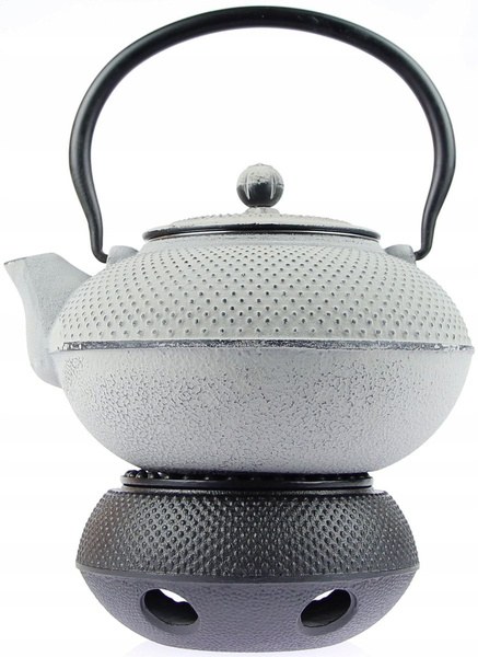 ZAPARZACZ 1,5 L ŻELIWNY ZESTAW CZAJNIK PODGRZEWACZ