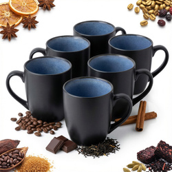 KUBKI CERAMICZNE 6 ZESTAW KUBEK DO KAWY HERBATY