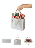 TORBA FILCOWA 40X30X15 CM BEŻOWA NA PREZENT DO ZAKUPÓW GIFT BAG