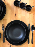 TALERZ DESEROWY ŚNIADANIOWY 20 cm  BLACK LONDON