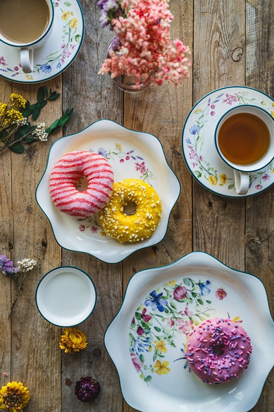 TALERZ ceramiczny 26 cm PANI KWIATEK patera do serwowania